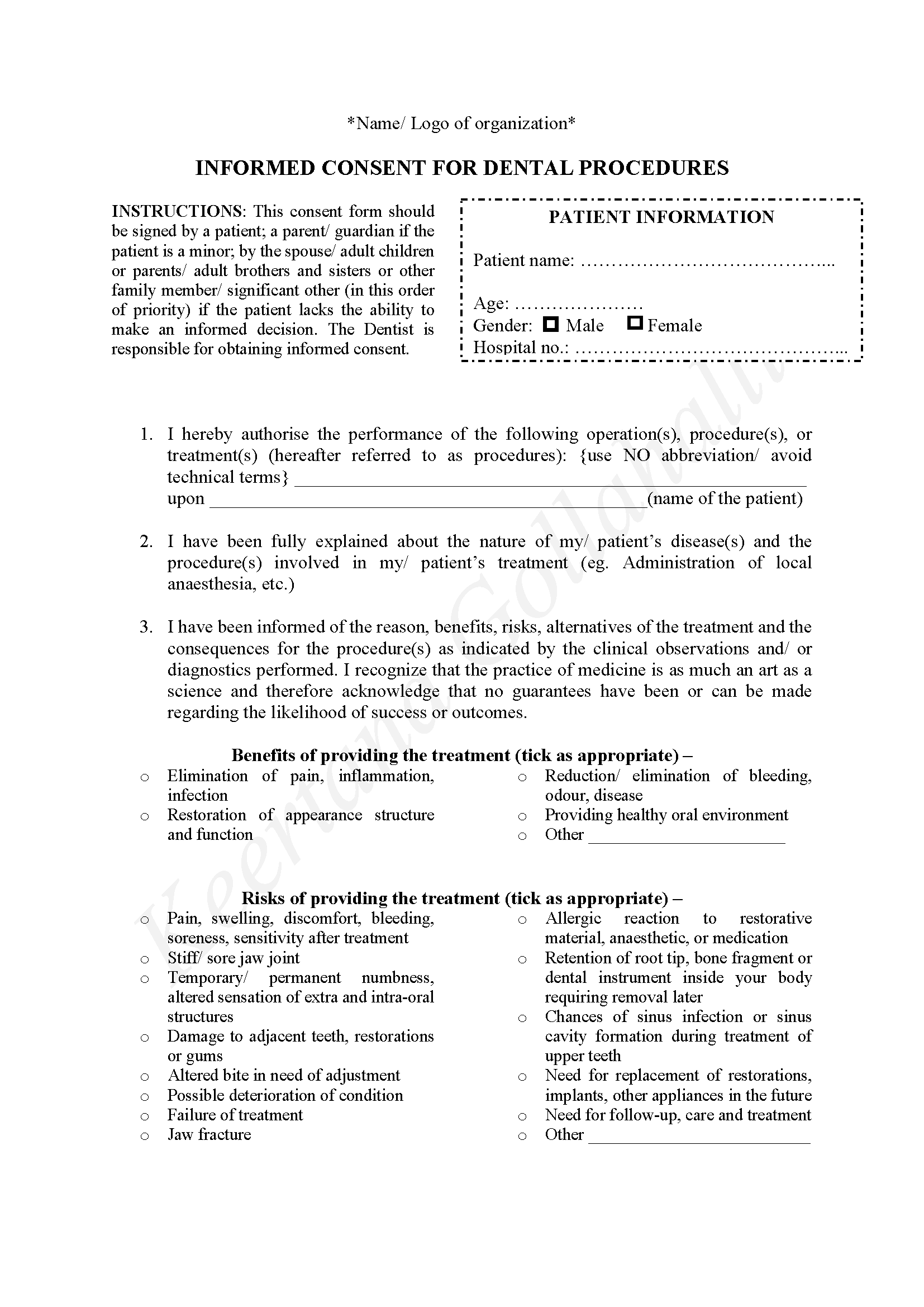 Consent Page - 1